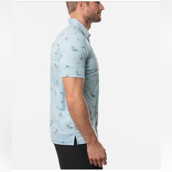 NWT Travis Mathew GOING ROGUE POLO - Picture 3 of 7